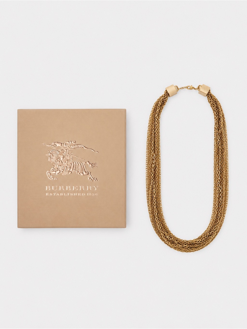 (NWT) Burberry Multichain Necklace